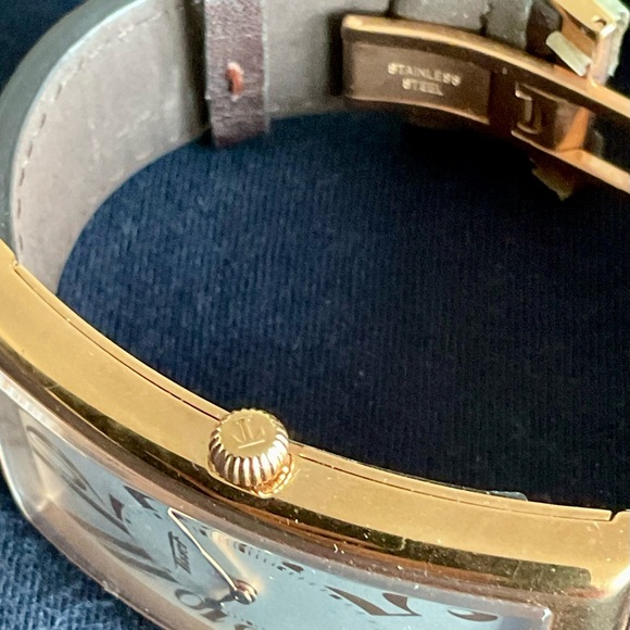 Rare Deco Tissot Heritage Banana Watch w Original Box Booklets EUC - Picture 11 of 16